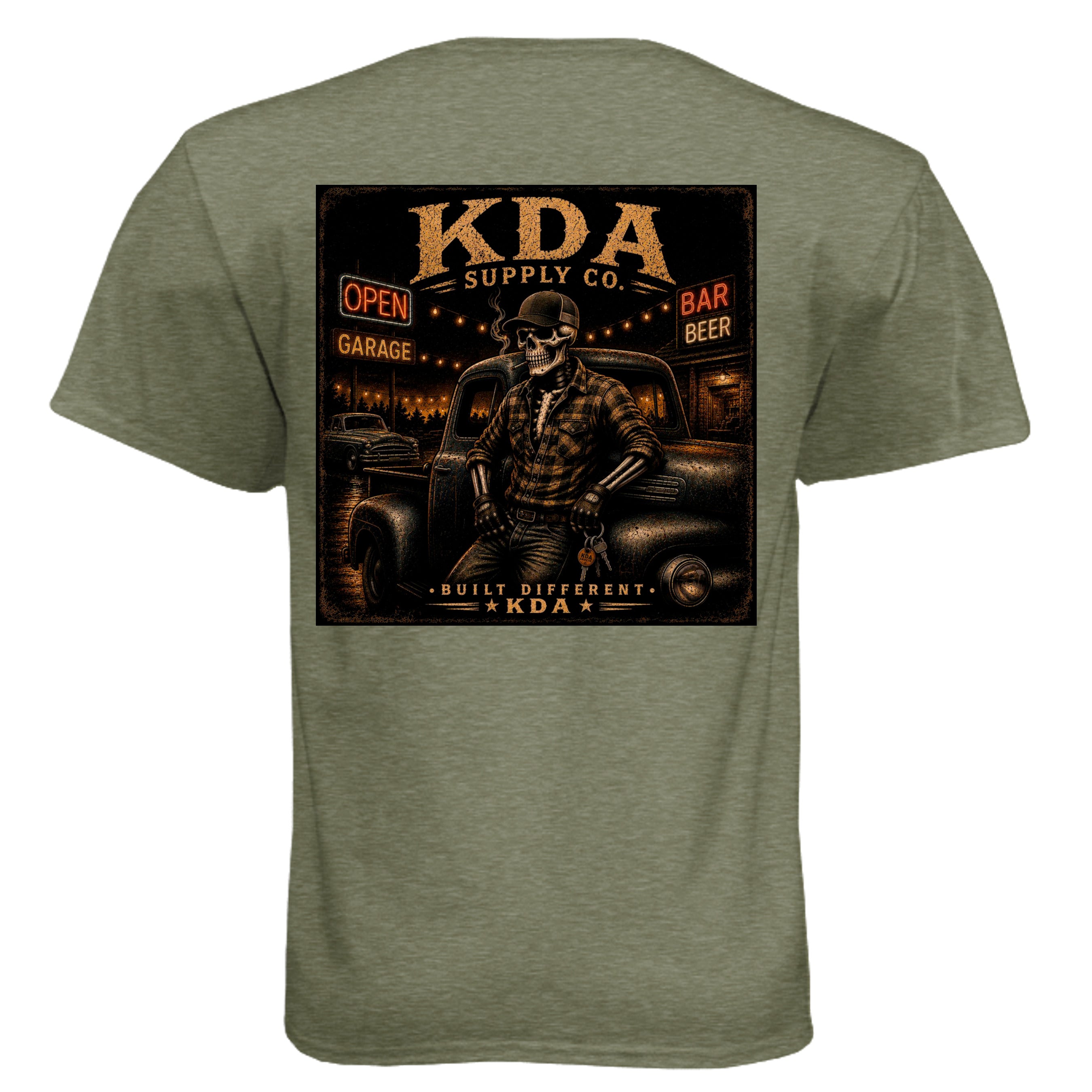 MILITARY GREEN - 6010 - BACK